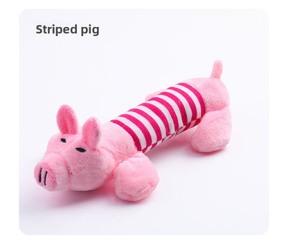 Pet Plush Sound Toy with Animal Designs