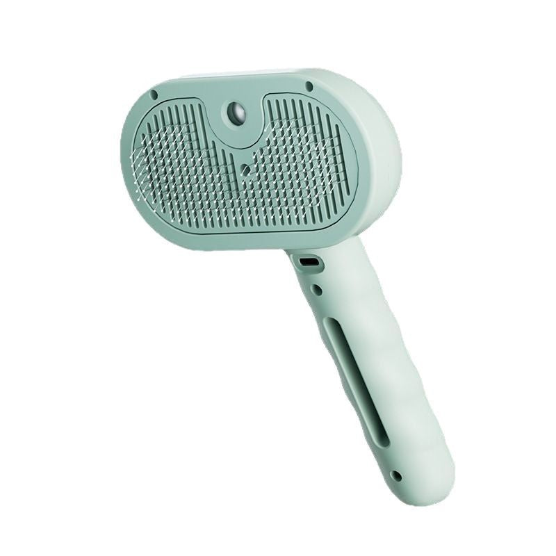 Pet hairbrush without water