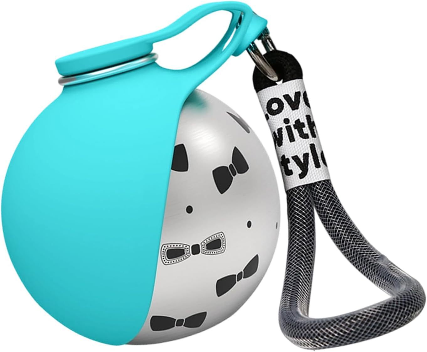 Collapsible Stainless Steel Silicone Pet Water Bowl