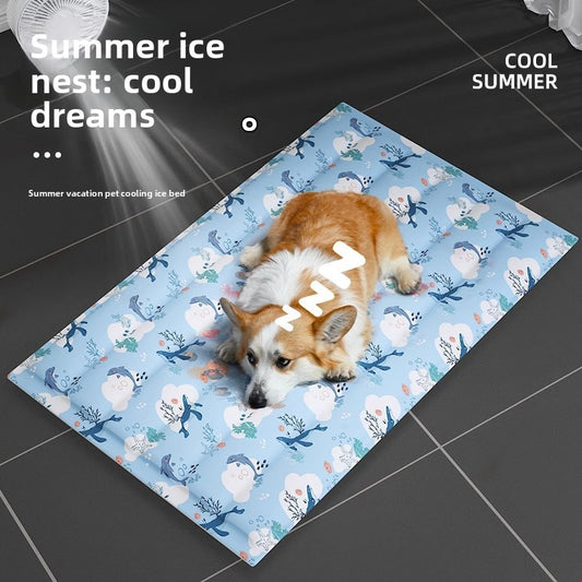 Pet Cooling Mat Ice Bed