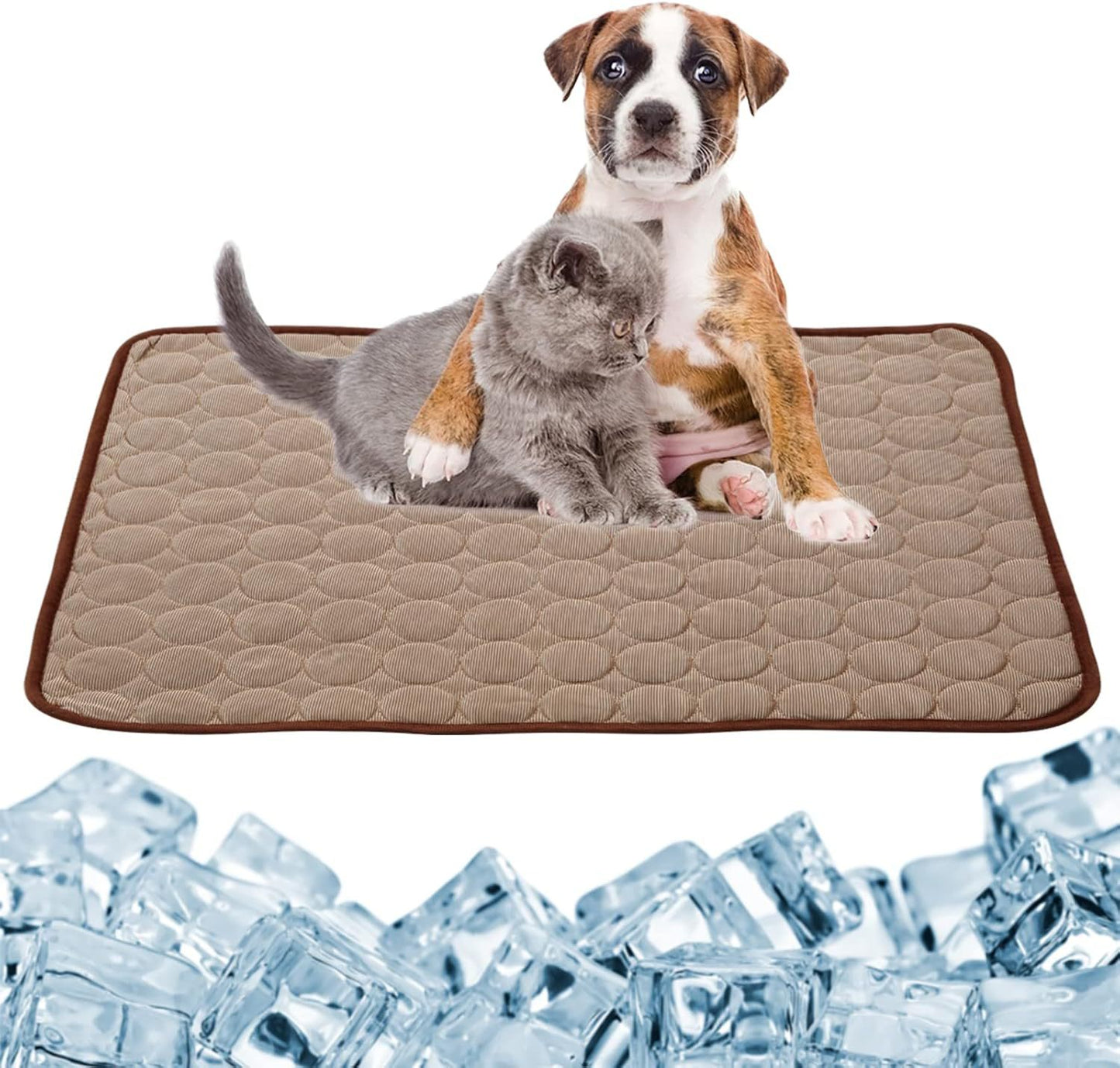 Pet cooling mat floor mat
