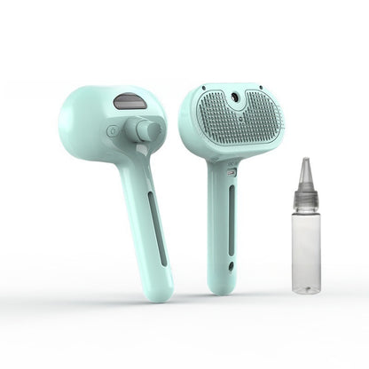 Pet hairbrush without water