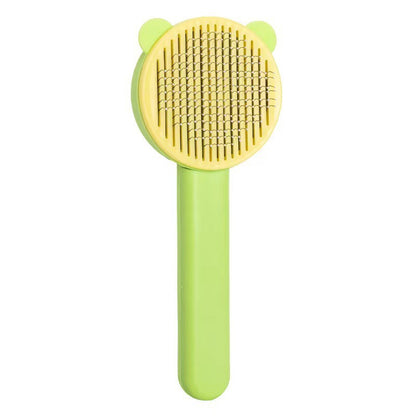 Pet Hair Removal Brush with One-Click Cleaning for Cats and Dogs