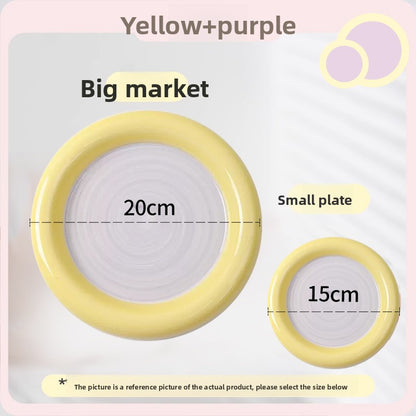 Ceramic Anti-Spill Pet Food Bowl