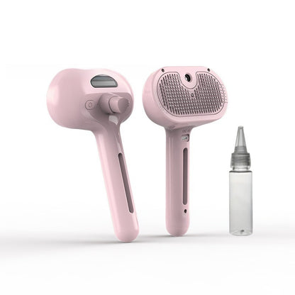 Pet hairbrush without water