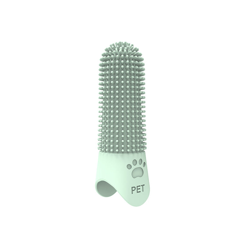 Silicone Pet Finger Toothbrush for Oral Cleaning