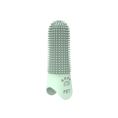 Silicone Pet Finger Toothbrush for Oral Cleaning