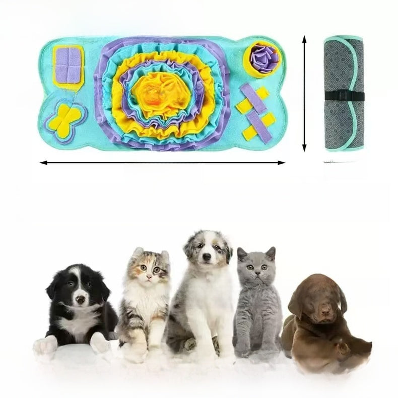 Interactive Pet Sniffing Mat Feeding Pad Training Toy