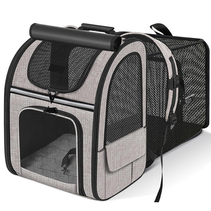 Expandable Breathable Pet Carrier Backpack