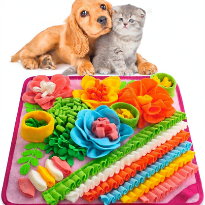 Interactive Pet Sniffing Mat Feeding Pad Training Toy