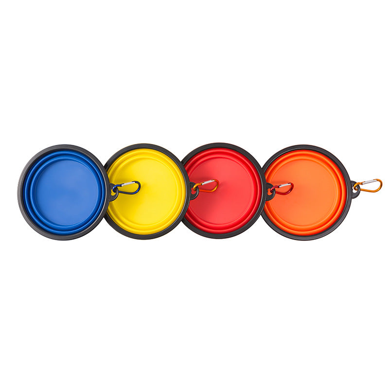 Silicone Collapsible Pet Food and Water Bowl